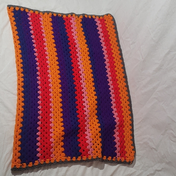Handmade Crocheted Lap Blanket - Picture 1 of 2